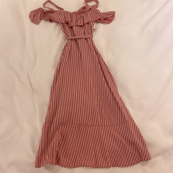 American Eagle Outfiters Pink Stripped Dress - Picture 2 of 3